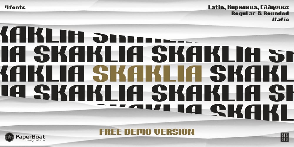 Skaklia font