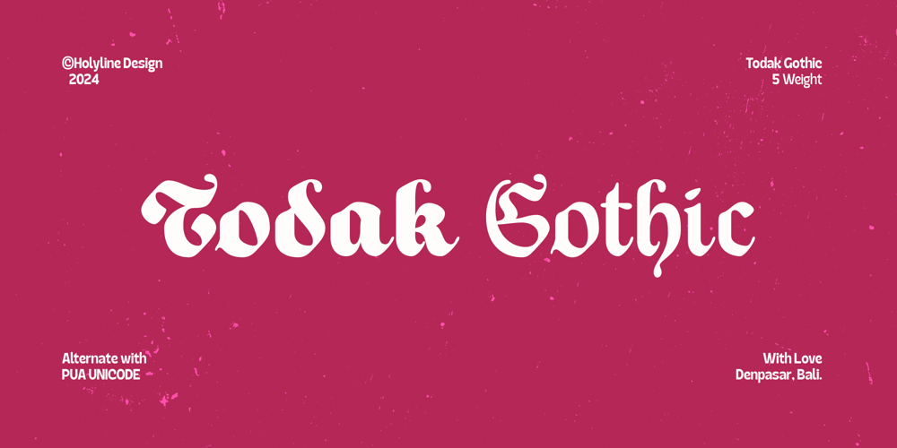 Todak Gothic font