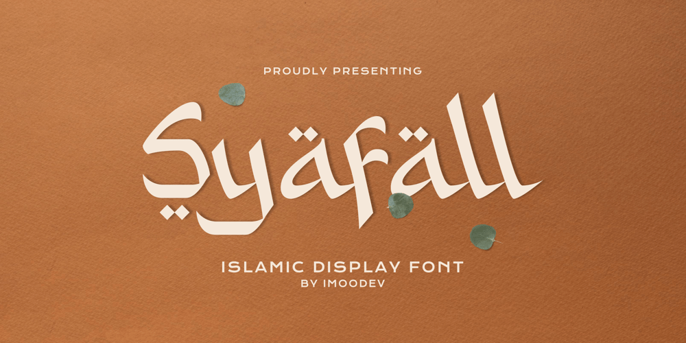 Syafall font
