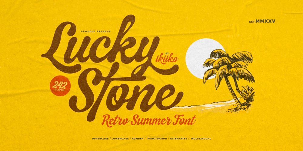 Lucky Stone font