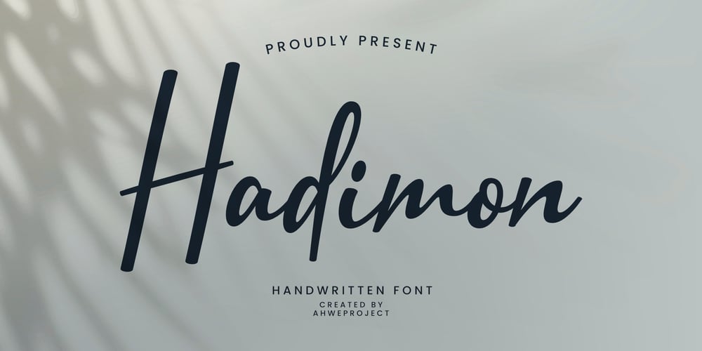 Hadimon font