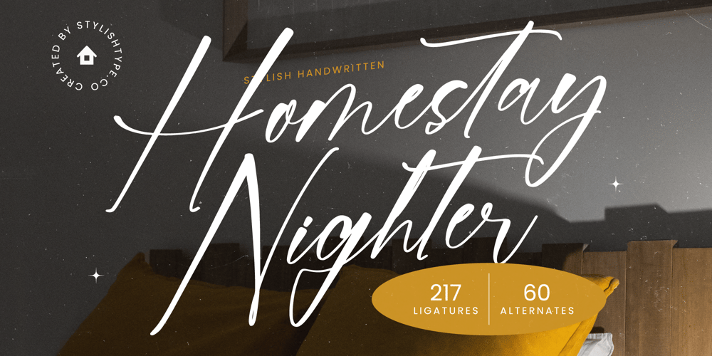 Homestay Nighter font