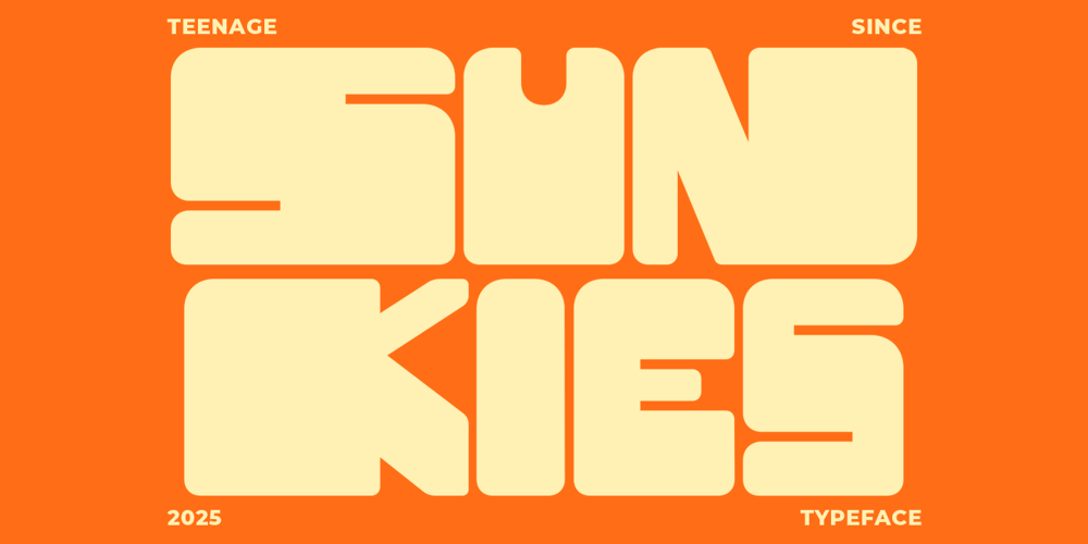 Teenage Sunkies font
