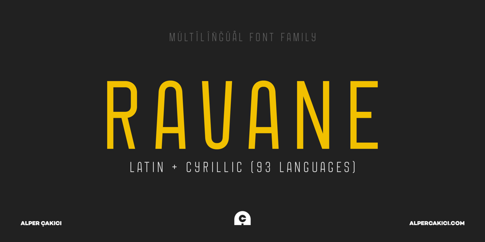 Ravane font