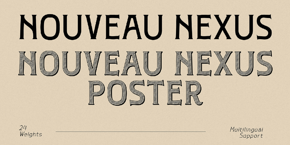 Nouveau Nexus font