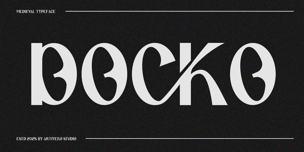 Docko font