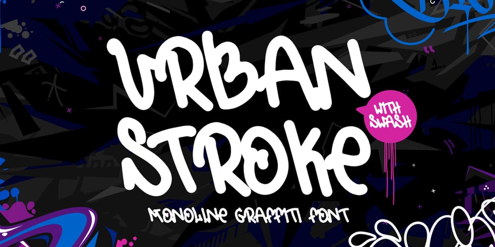 Urban Stroke font