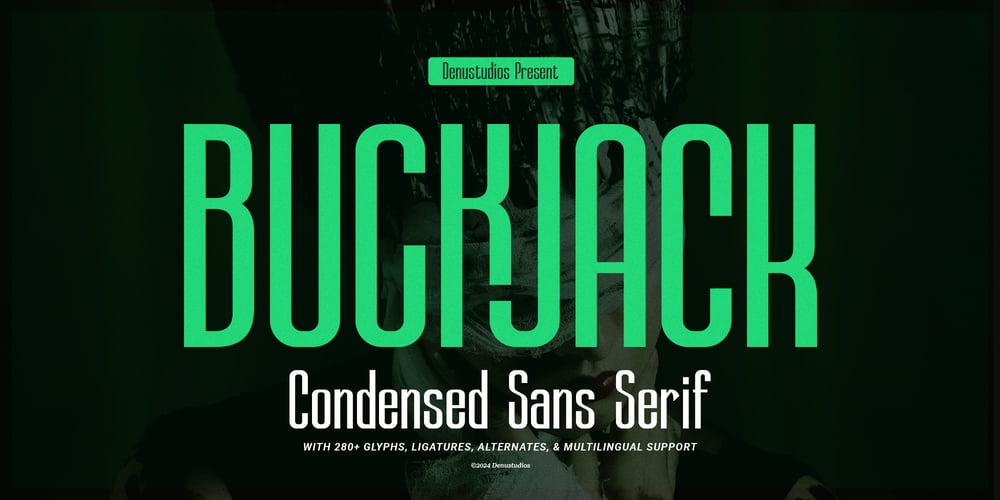 Buckjack font