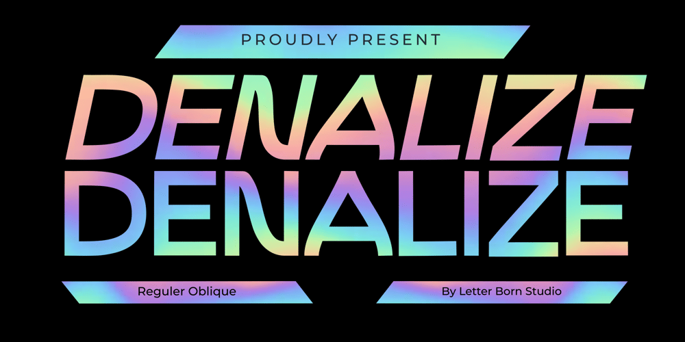 Denalize font