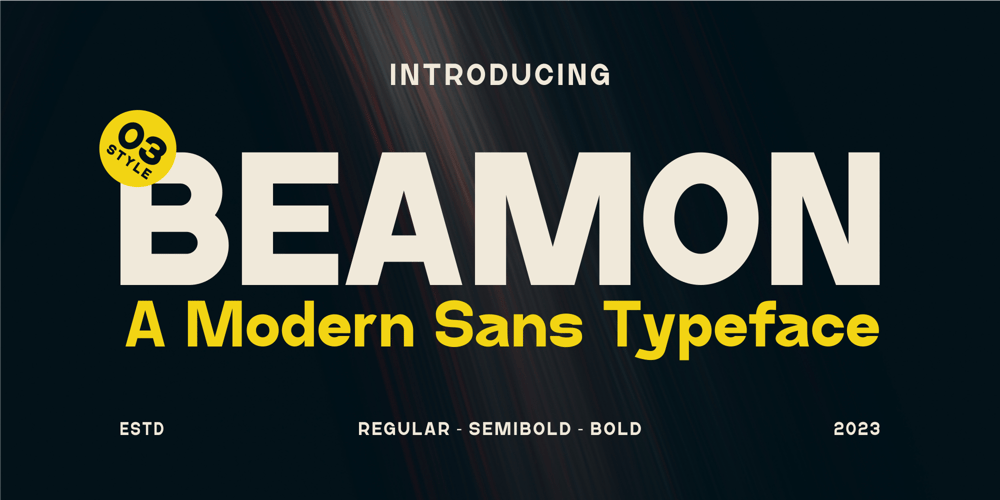 Beamon font