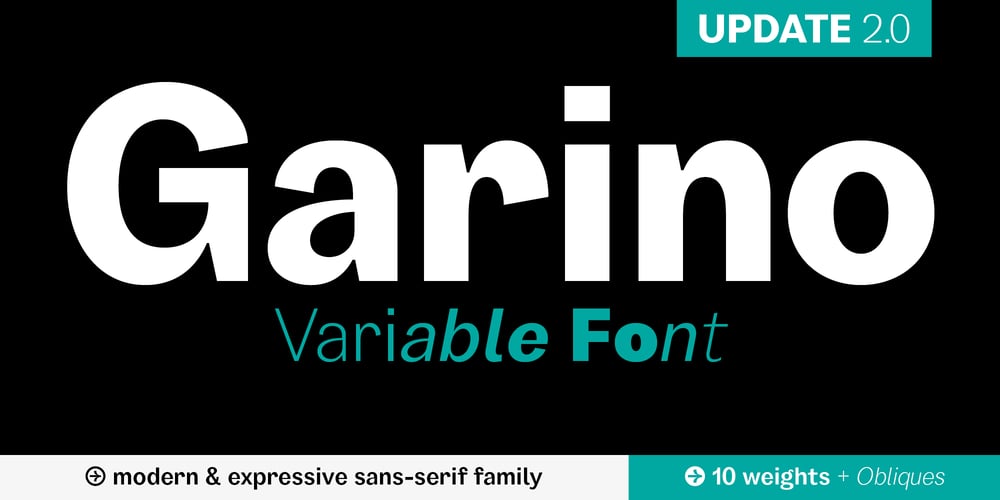 Garino Variable font