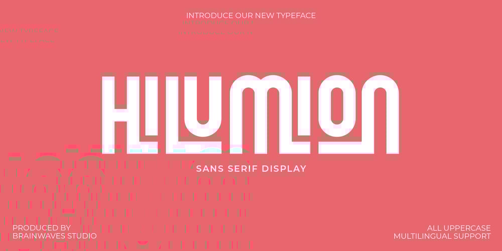 Hilumion Sans font