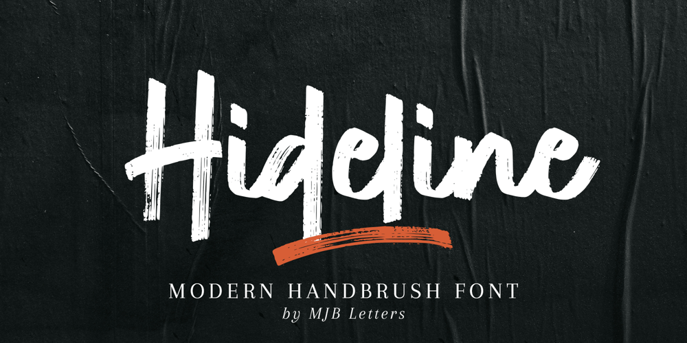 Hideline font