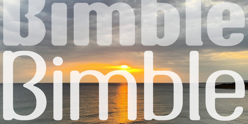 Bimble font