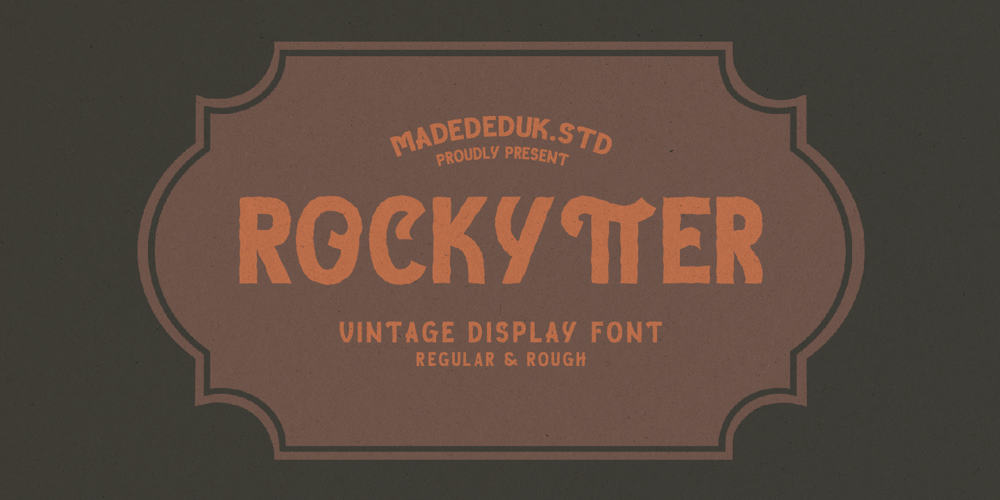 Rockytter font