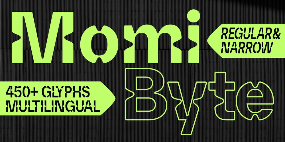 Momi Byte font