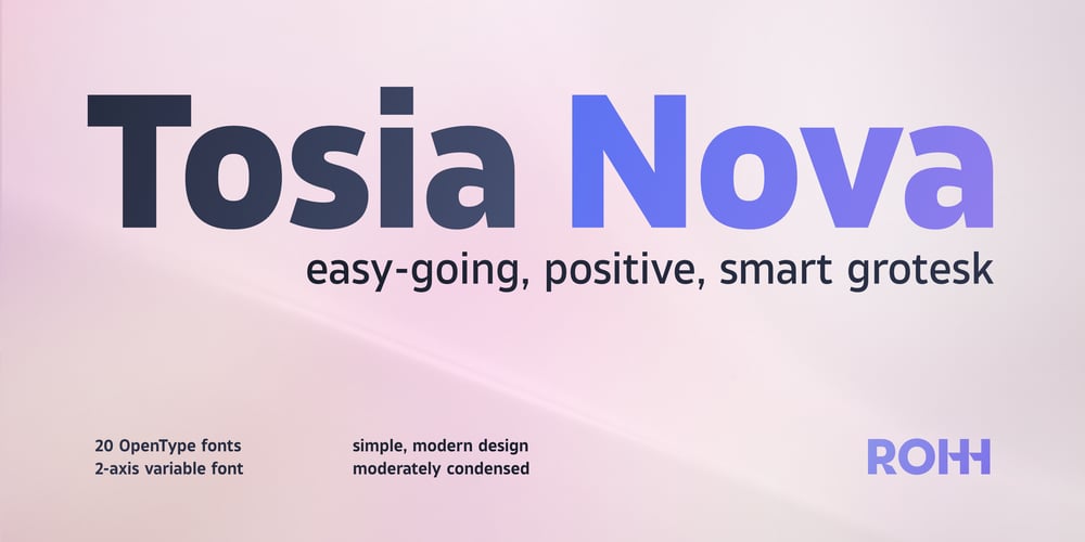 Tosia Nova font