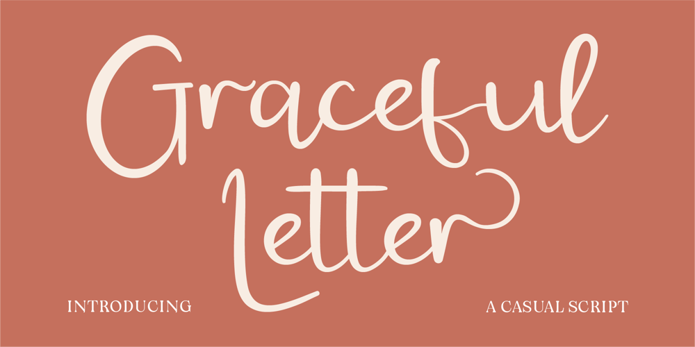 CF Graceful Letter font