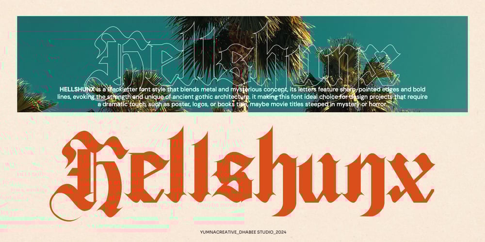 Hellshunx font