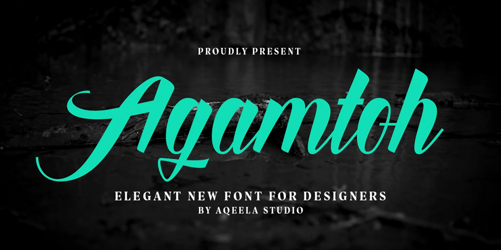 Agamtoh font