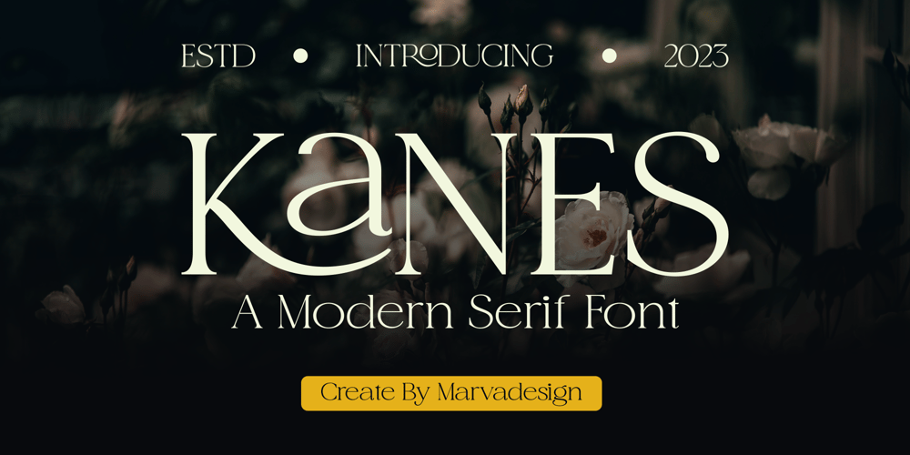 Kanes font