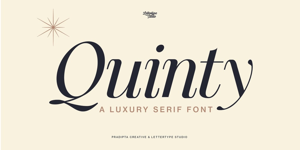 Quinty font