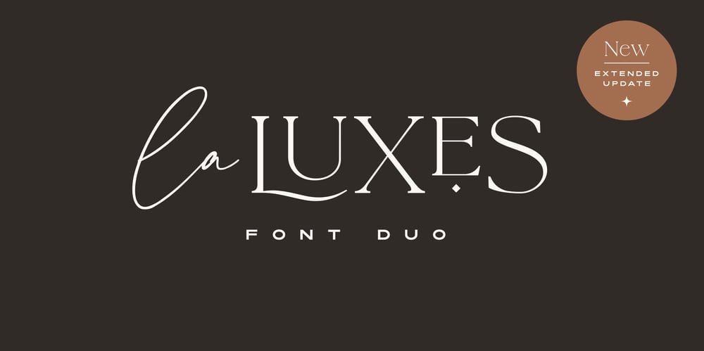 La Luxes font