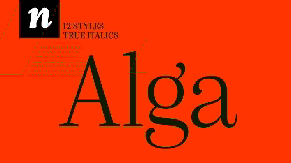 Alga font