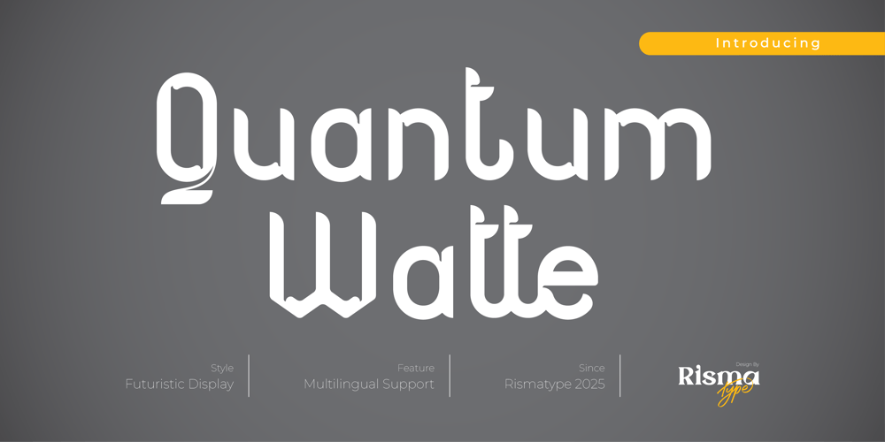 Quantum Watte font