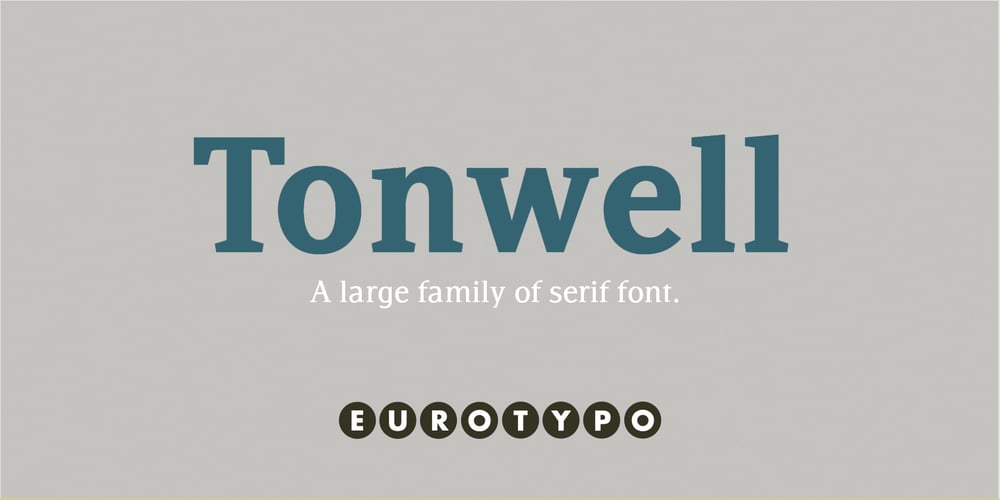 Tonwell font