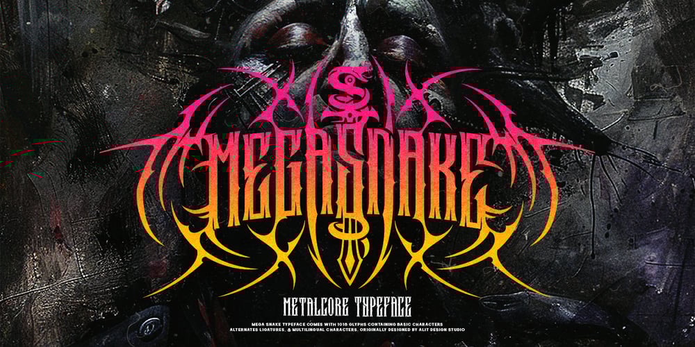 Mega Snake font
