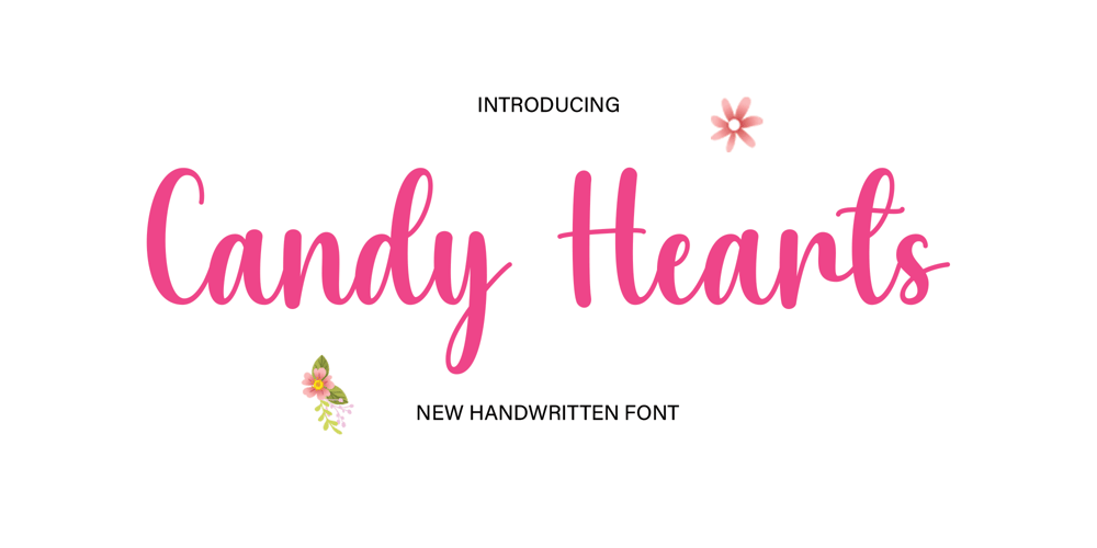 Candy Hearts font