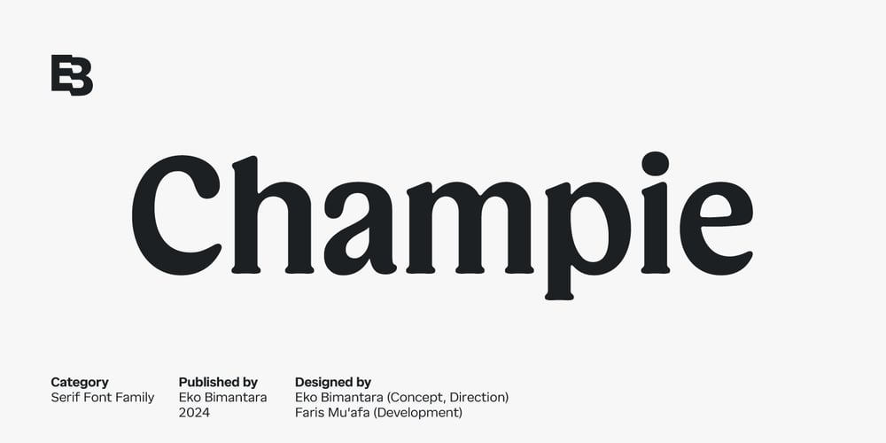 Champie font