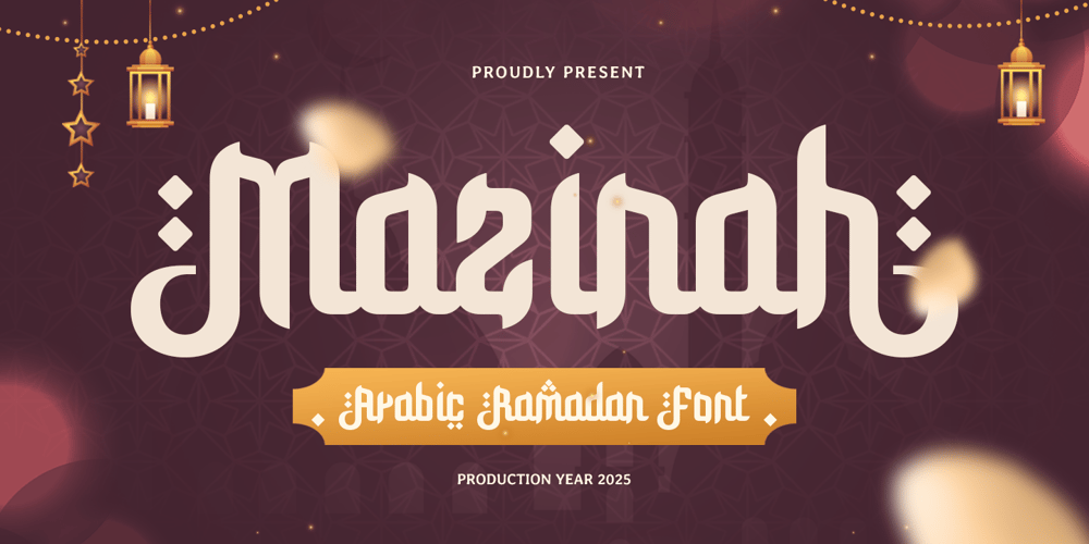 Mazinah font