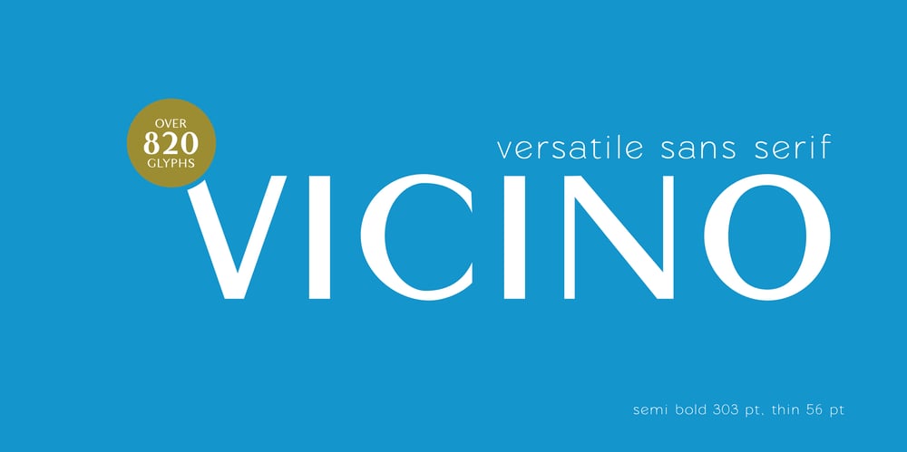 Vicino font