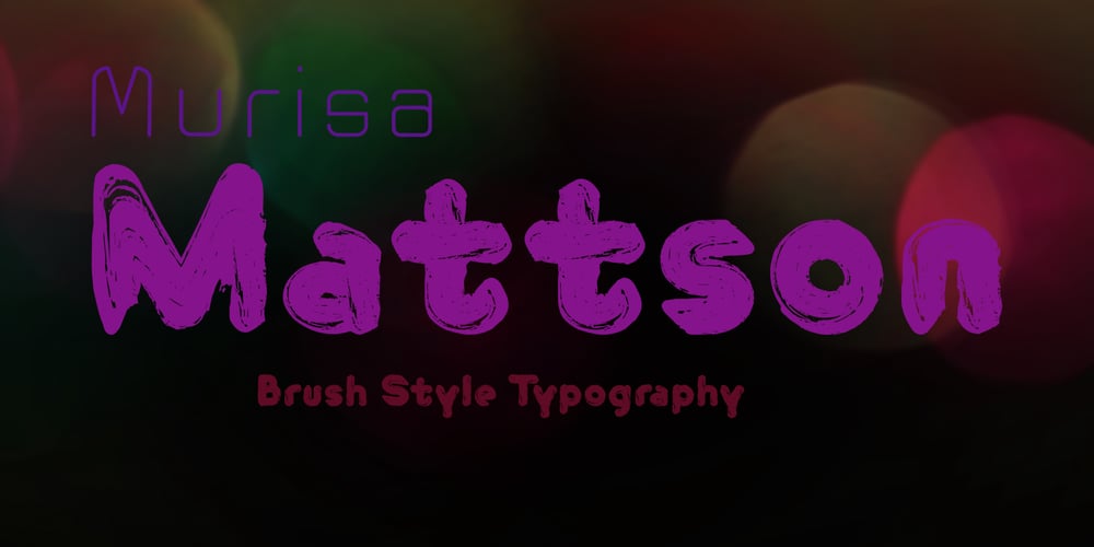 Murisa Mattson font
