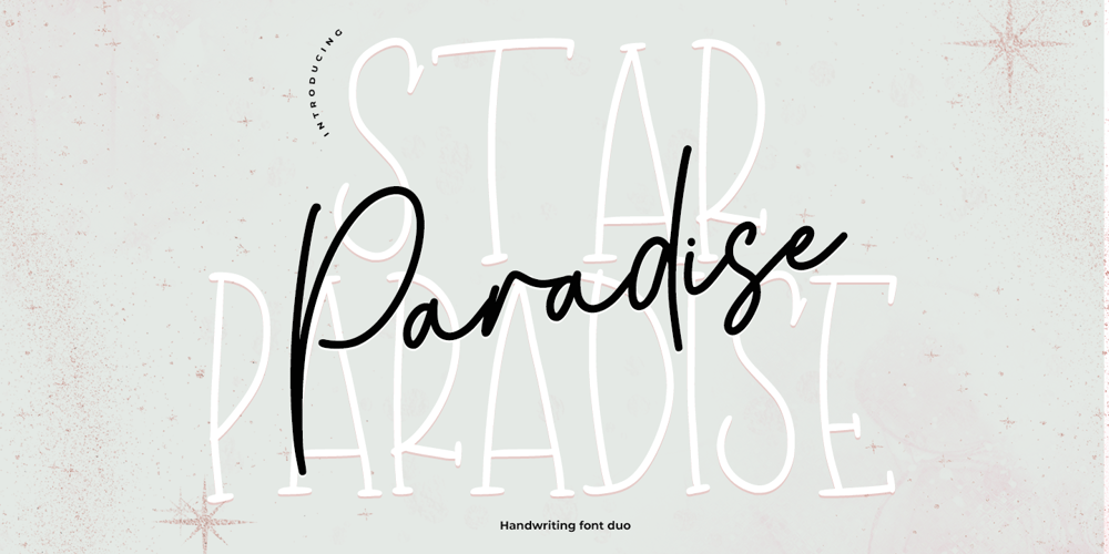 Star Paradise font