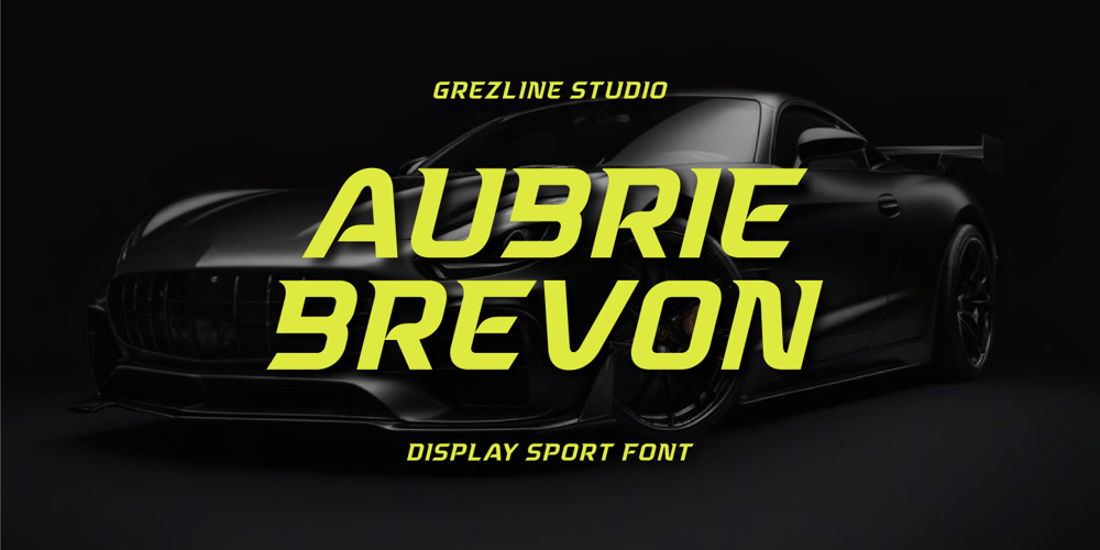 Aubrie Brevon font