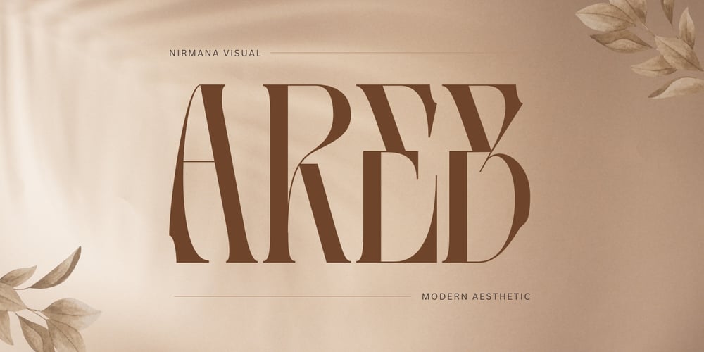 Areb font
