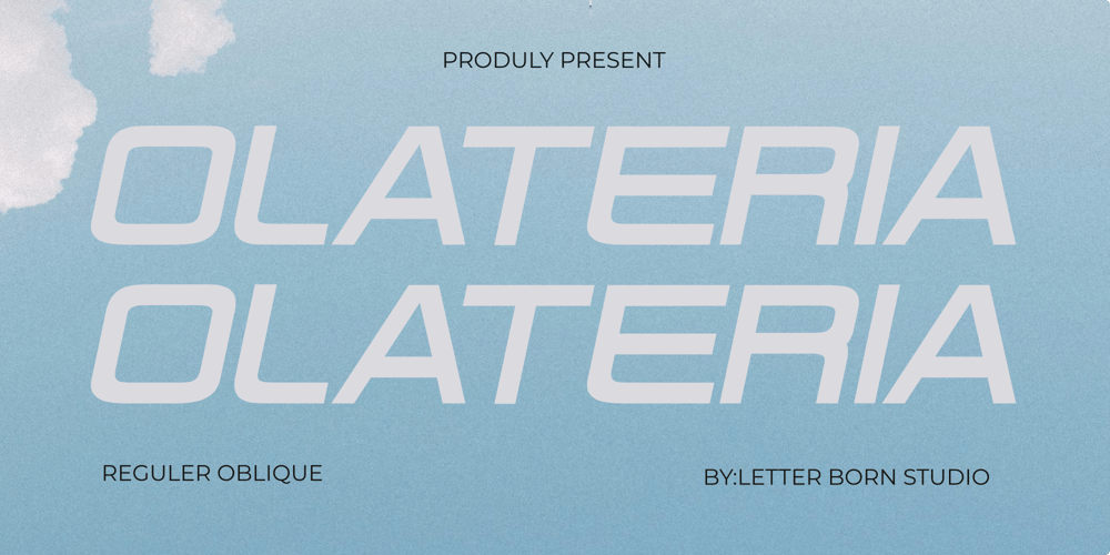 Olateria font