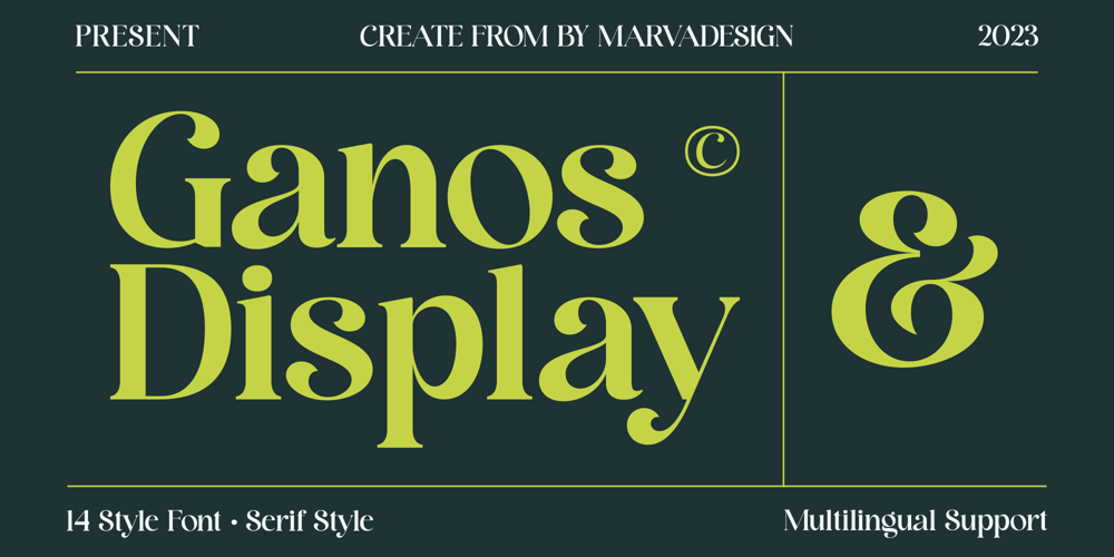 Ganos font