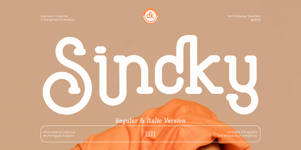Sincky font