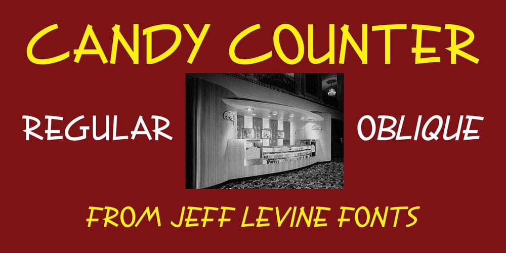 Candy Counter JNL font