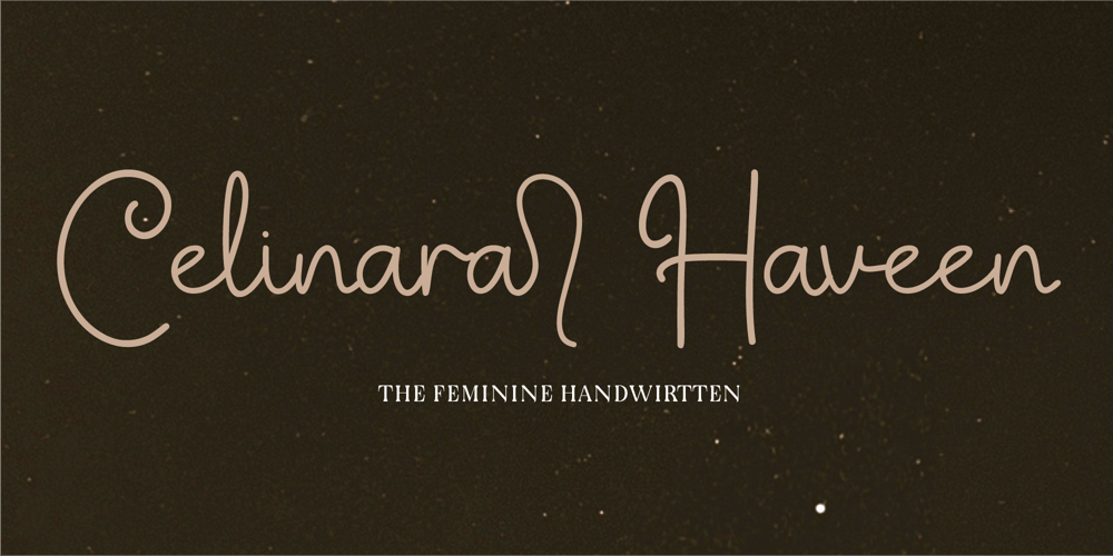 CF Celinara Haveen font