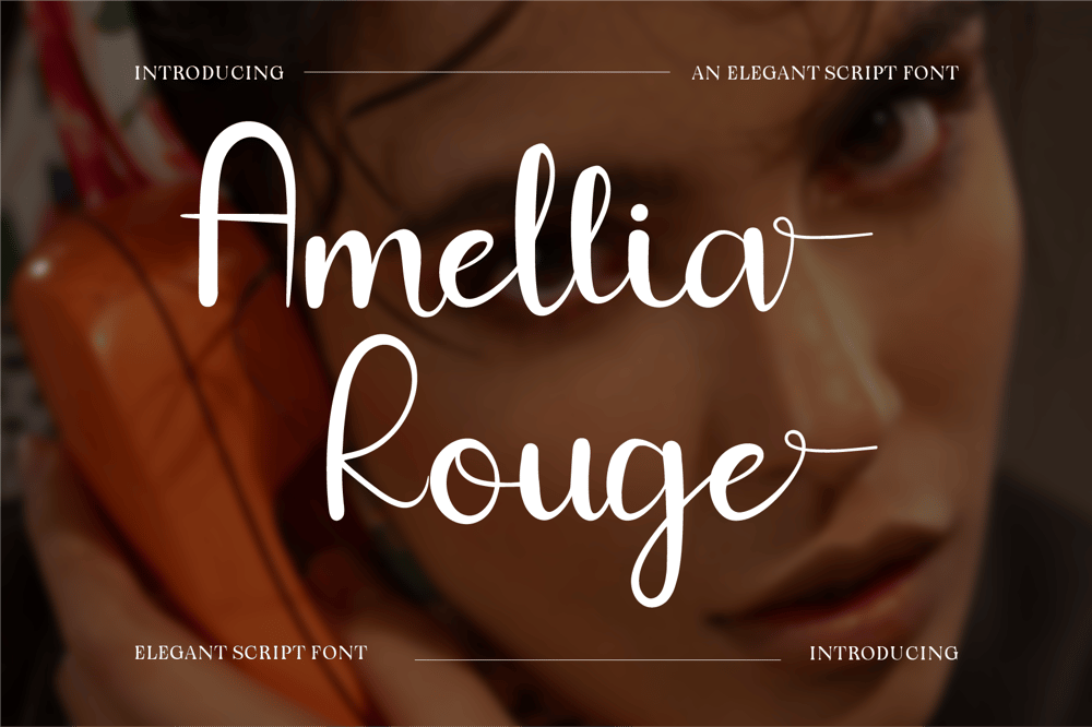 CF Amellia Rouge font