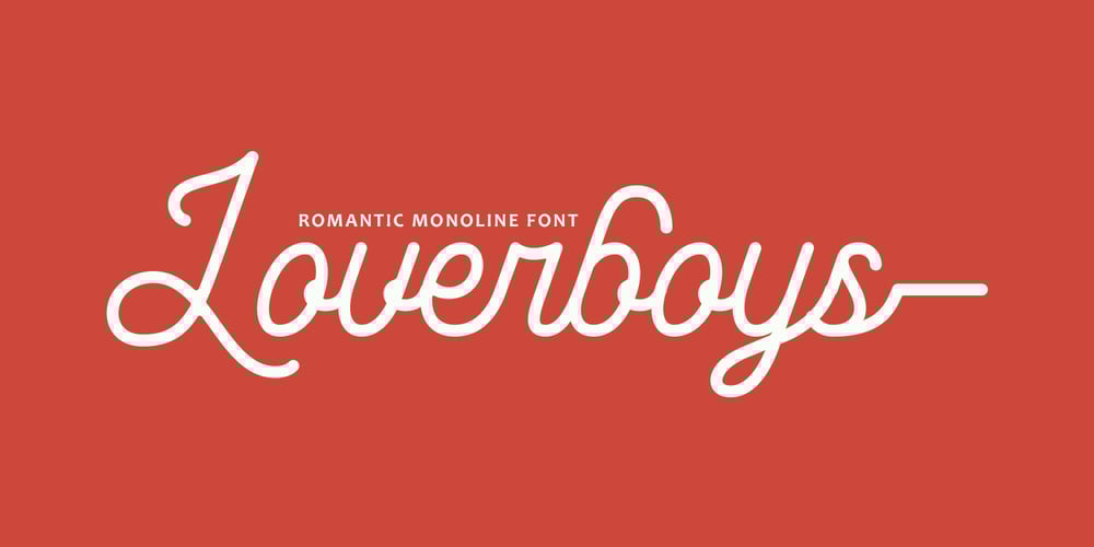 Loverboys font