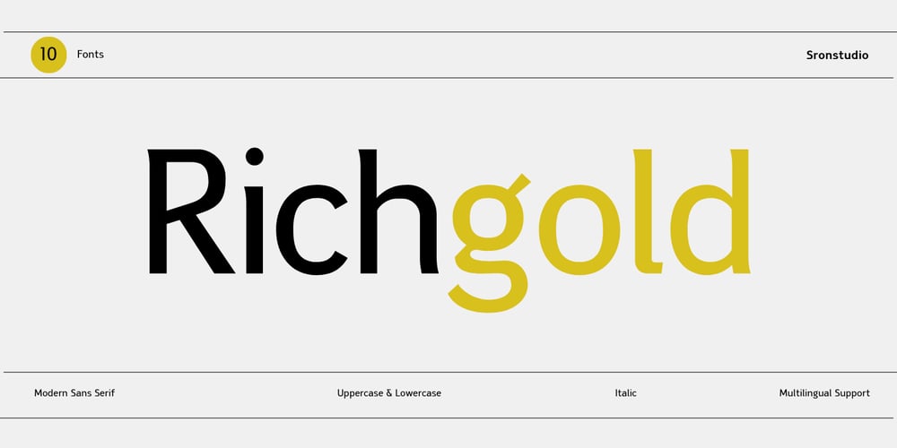 Richgold font