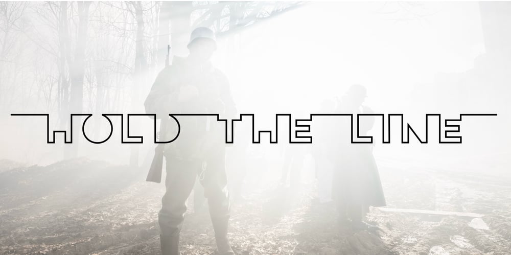 Hold the line font