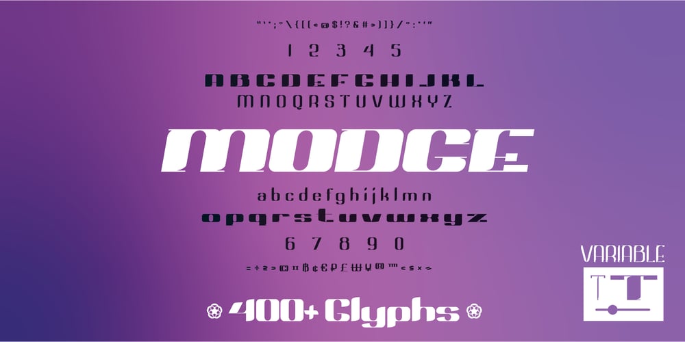 Modge font