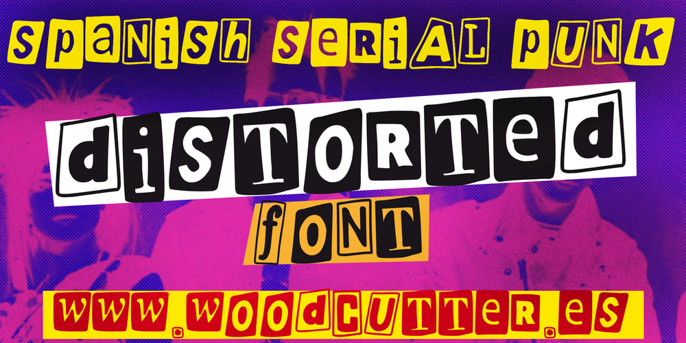 Spanish Serial Punk font